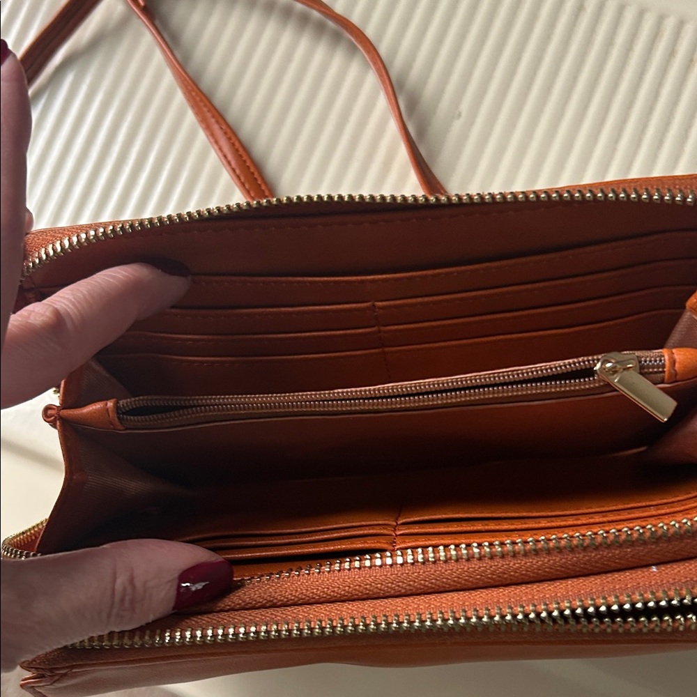 Brown Leather Crossbody Bag - Picture 3 of 5
